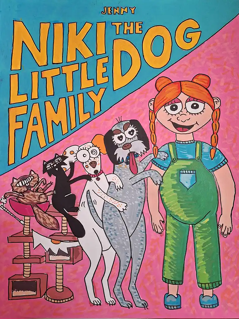Copertina di Niki the Little Dog's Family con Jenny e i suoi animali